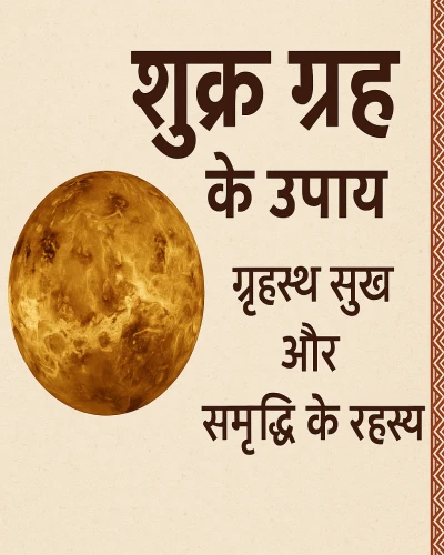 शुक्र ग्रह के उपाय: गृहस्थ सुख और समृद्धि के रहस्य