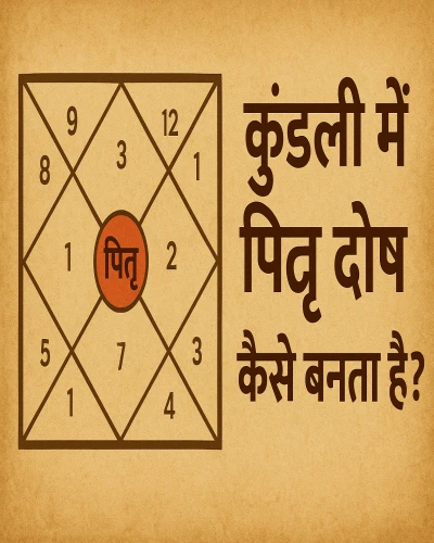 कुंडली में पितृ दोष कैसे बनता है