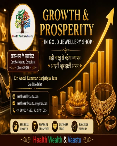 Blog Title (Highly Clickable): सोने के व्यापार में मंदी से समृद्धि का सफर: एक ज्वेलरी शोरूम की वास्तविक वास्तु केस स्टडी (Growth & Prosperity in Gold Jewellery Shop)
